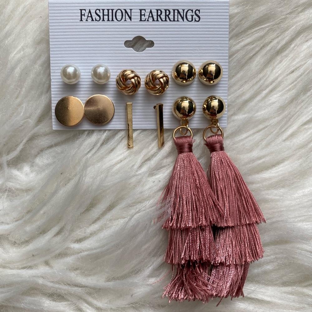 Six pair earring set